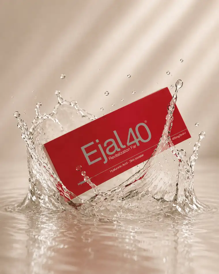 Ejal 40 skinbooster - aeske med hyaluronsyre til fugt og hudkvalitet