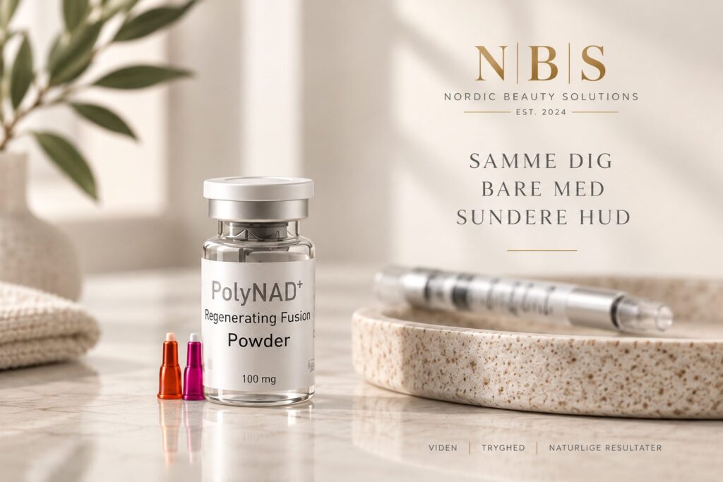 PolyNAD+ Regenerating Fusion Powder 100 mg – samme dig, bare med sundere hud