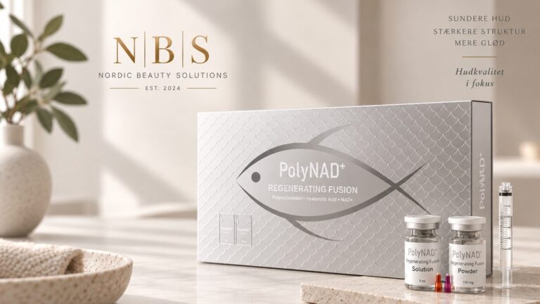 PolyNAD+ Regenerating Fusion – polynukleotider, NAD+ og hyaluronsyre til microneedling hos Nordic Beauty Solutions